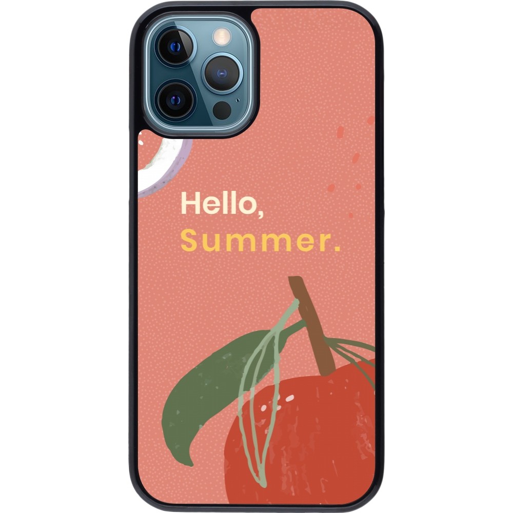 Coque iPhone 12 / 12 Pro - Summer 2025 Hello summer