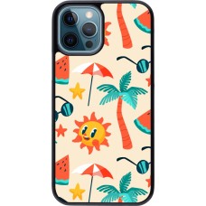 iPhone 12 / 12 Pro Case Hülle - Summer 2025 Pattern soleil