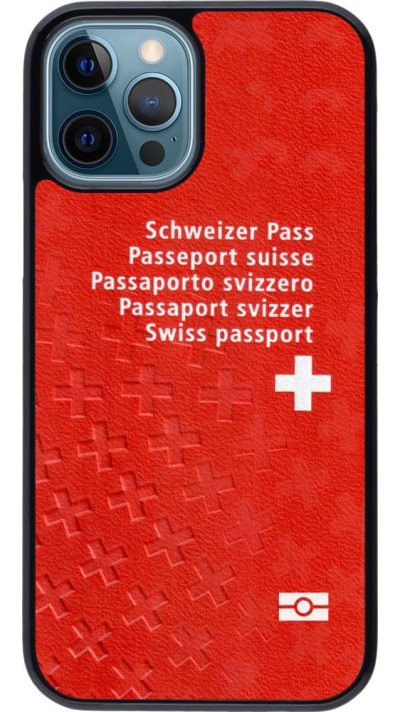 Coque iPhone 12 / 12 Pro - Swiss Passport