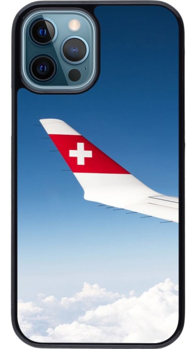 Coque iPhone 12 / 12 Pro - Fête Nationale Suisse Sky Swiss Flag