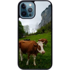 Coque iPhone 12 / 12 Pro - Fête Nationale Suisse Vaches