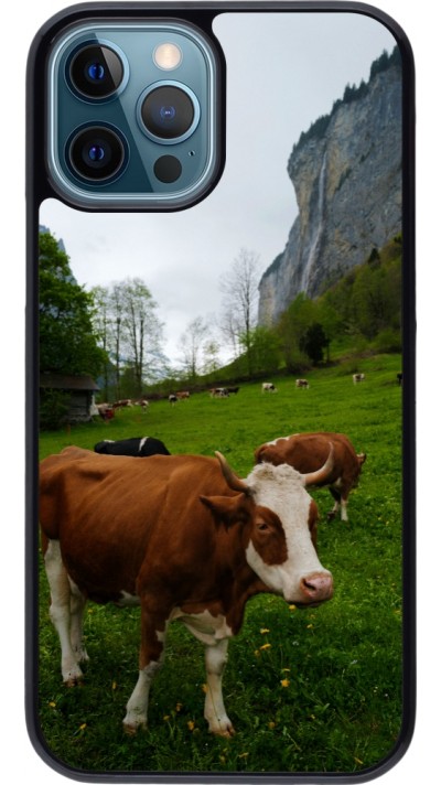 Coque iPhone 12 / 12 Pro - Fête Nationale Suisse Vaches