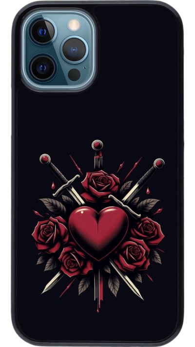 iPhone 12 / 12 Pro Case Hülle - Valentine 2024 gothic love