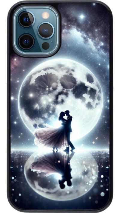 Coque iPhone 12 / 12 Pro - Valentine 2024 Love under the moon