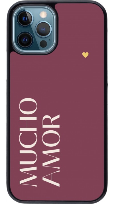 iPhone 12 / 12 Pro Case Hülle - Valentine 2024 mucho amor rosado