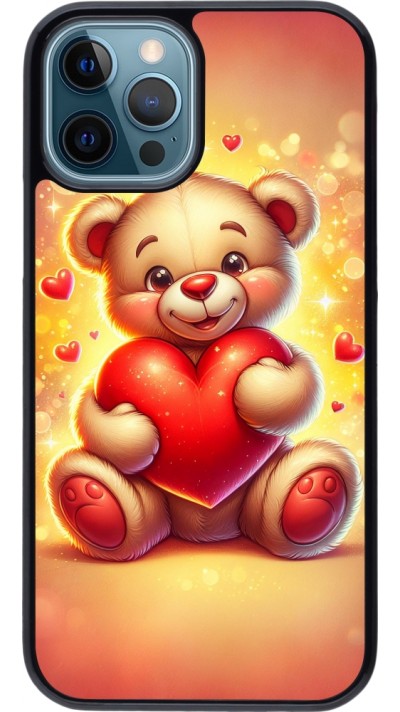Coque iPhone 12 / 12 Pro - Valentine 2024 Teddy love