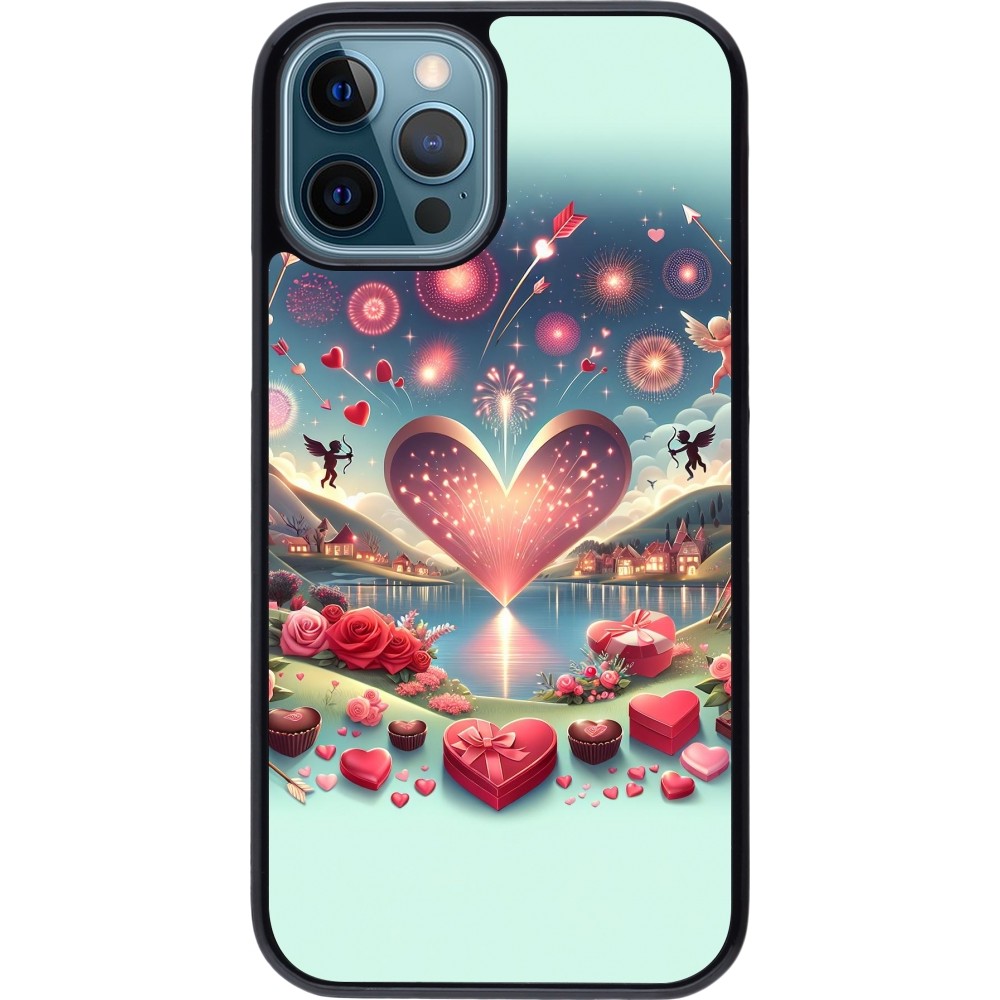 iPhone 12 / 12 Pro Case Hülle - Valentin 2025 Schick