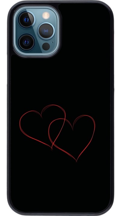 Coque iPhone 12 / 12 Pro - Valentine 2023 attached heart