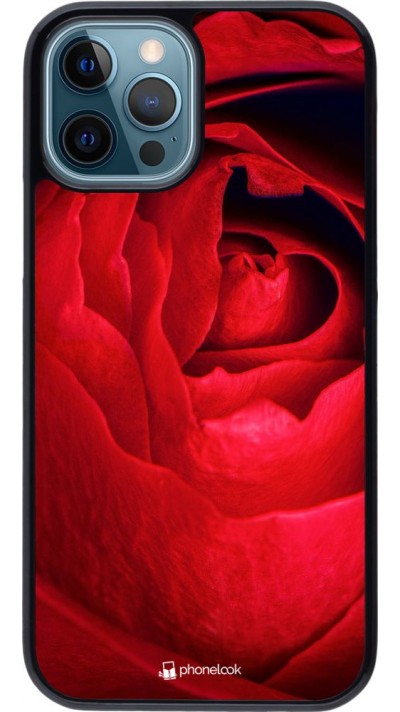 Coque iPhone 12 / 12 Pro - Valentine 2022 Rose