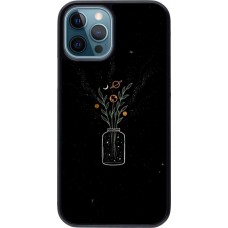 Hülle iPhone 12 / 12 Pro - Vase black