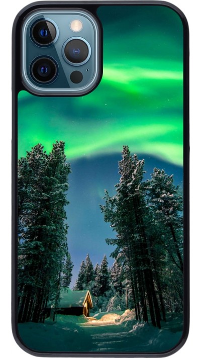 iPhone 12 / 12 Pro Case Hülle - Winter 22 Northern Lights