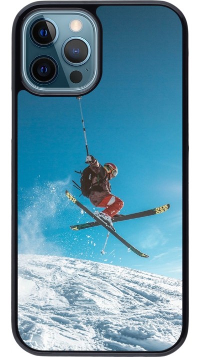 iPhone 12 / 12 Pro Case Hülle - Winter 22 Ski Jump