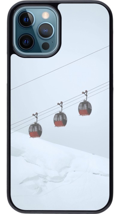 Coque iPhone 12 / 12 Pro - Winter 22 ski lift