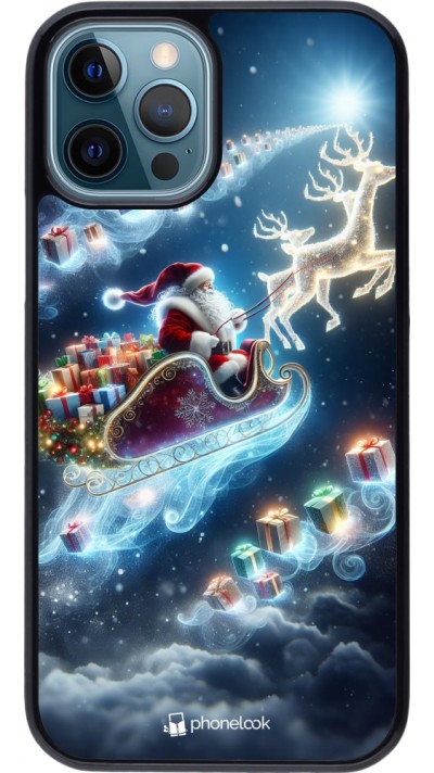 iPhone 12 / 12 Pro Case Hülle - Weihnachten 2023 Verzauberter Weihnachtsmann