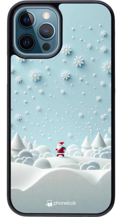 iPhone 12 / 12 Pro Case Hülle - Weihnachten 2023 Kleiner Vater Schneeflocke