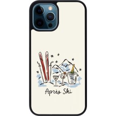 Coque iPhone 12 / 12 Pro - Silicone rigide noir After the sky 2026