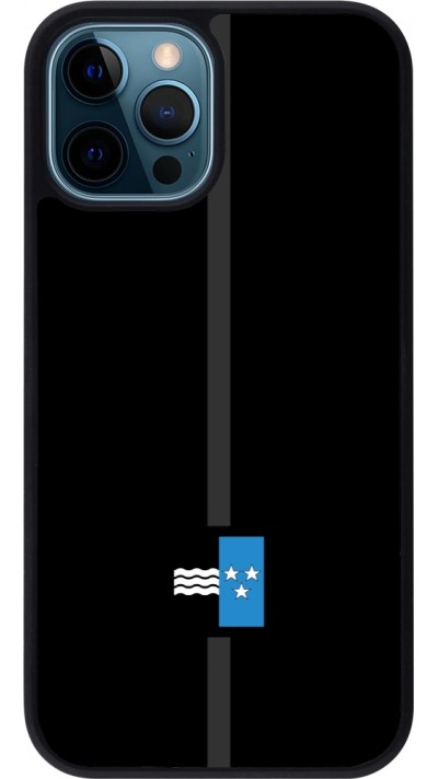 iPhone 12 / 12 Pro Case Hülle - Silikon schwarz Kanton AG schwarz