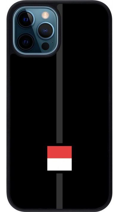 iPhone 12 / 12 Pro Case Hülle - Silikon schwarz Kanton SO schwarz