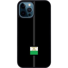 iPhone 12 / 12 Pro Case Hülle - Silikon schwarz Kanton VD schwarz