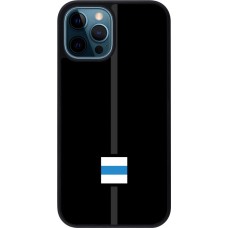 Coque iPhone 12 / 12 Pro - Silicone rigide noir Canton ZG noir
