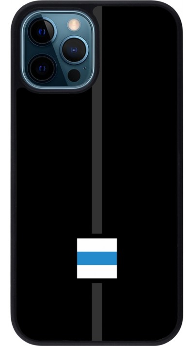 iPhone 12 / 12 Pro Case Hülle - Silikon schwarz Kanton ZG schwarz