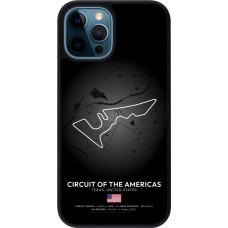 iPhone 12 / 12 Pro Case Hülle - Silikon schwarz F1 Track 2025 United States