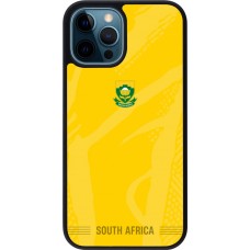 iPhone 12 / 12 Pro Case Hülle - Silikon schwarz Südafrika 2026 personalisierbares Fussballtrikot
