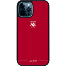 iPhone 12 / 12 Pro Case Hülle - Silikon schwarz Tschechische Republik 2026 personalisierbares Fussballtrikot