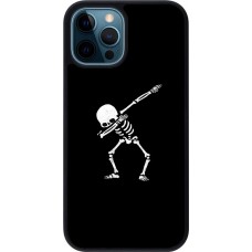 Coque iPhone 12 / 12 Pro - Silicone rigide noir Halloween 19 09