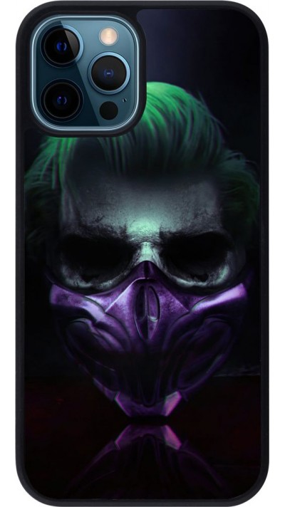 Coque iPhone 12 / 12 Pro - Silicone rigide noir Halloween 20 21