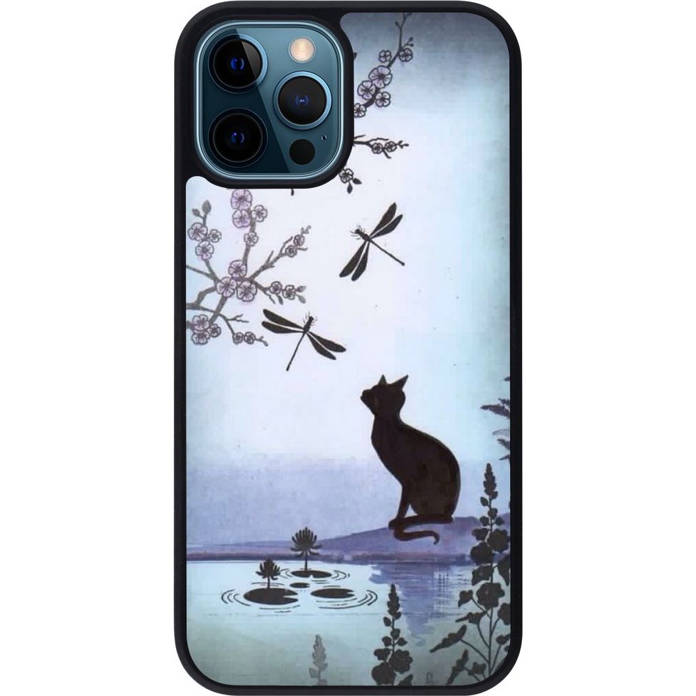 Coque iPhone 12 / 12 Pro - Silicone rigide noir Spring 19 12