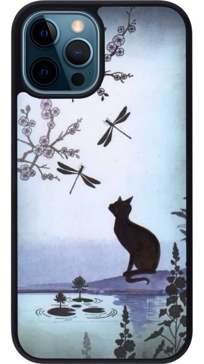 Coque iPhone 12 / 12 Pro - Silicone rigide noir Spring 19 12