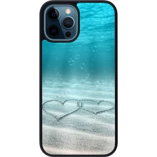 Coque iPhone 12 / 12 Pro - Silicone rigide noir Summer 18 19