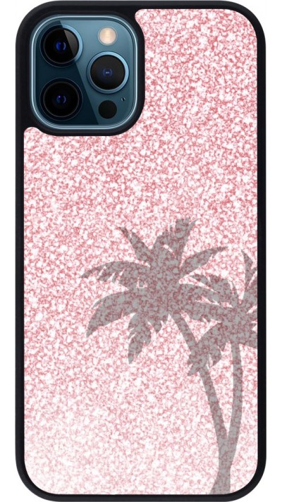 Coque iPhone 12 / 12 Pro - Silicone rigide noir Summer 2021 01