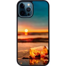 Coque iPhone 12 / 12 Pro - Silicone rigide noir Summer 2021 16