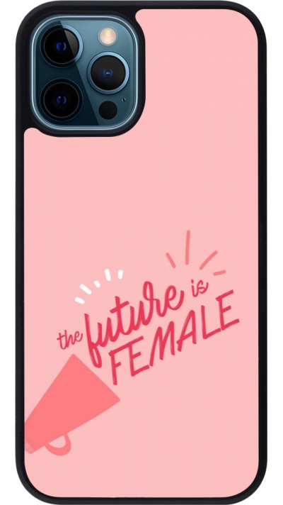Coque iPhone 12 / 12 Pro - Silicone rigide noir Womens day 2026 4