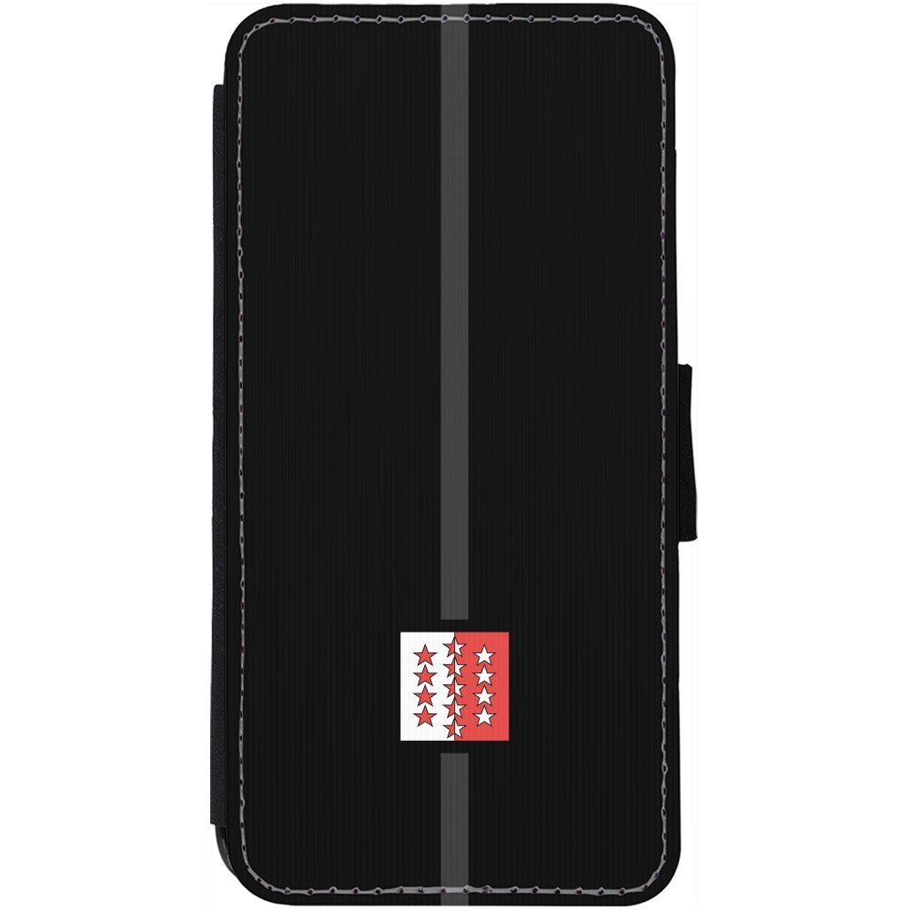 iPhone 12 / 12 Pro Case Hülle - Wallet schwarz Kanton VS schwarz