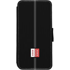iPhone 12 / 12 Pro Case Hülle - Wallet schwarz Kanton VS schwarz