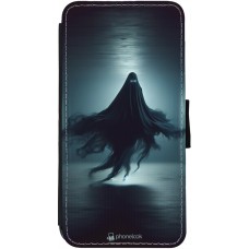 iPhone 12 / 12 Pro Case Hülle - Wallet schwarz Halloween 2024 Spektraler Schatten