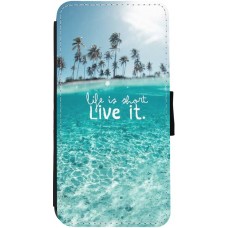 Coque iPhone 12 / 12 Pro - Wallet noir Summer 18 24
