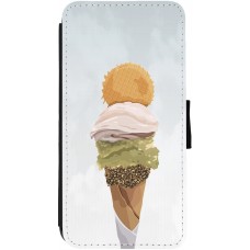 Coque iPhone 12 / 12 Pro - Wallet noir Summer 2025 Cornet