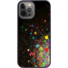 Coque iPhone 12 Pro Max - Abstract bubule lines
