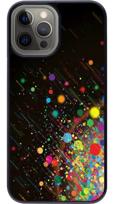 Coque iPhone 12 Pro Max - Abstract bubule lines