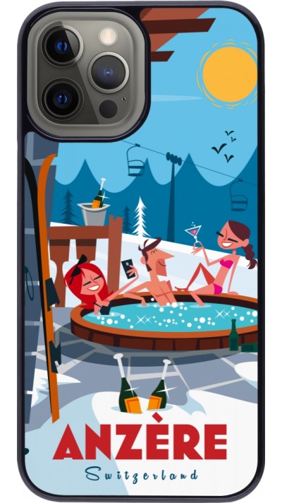 Coque iPhone 12 Pro Max - Anzère Mountain Jacuzzi
