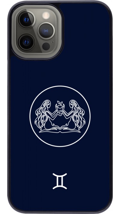 Coque iPhone 12 Pro Max - Astrologie Gémeaux