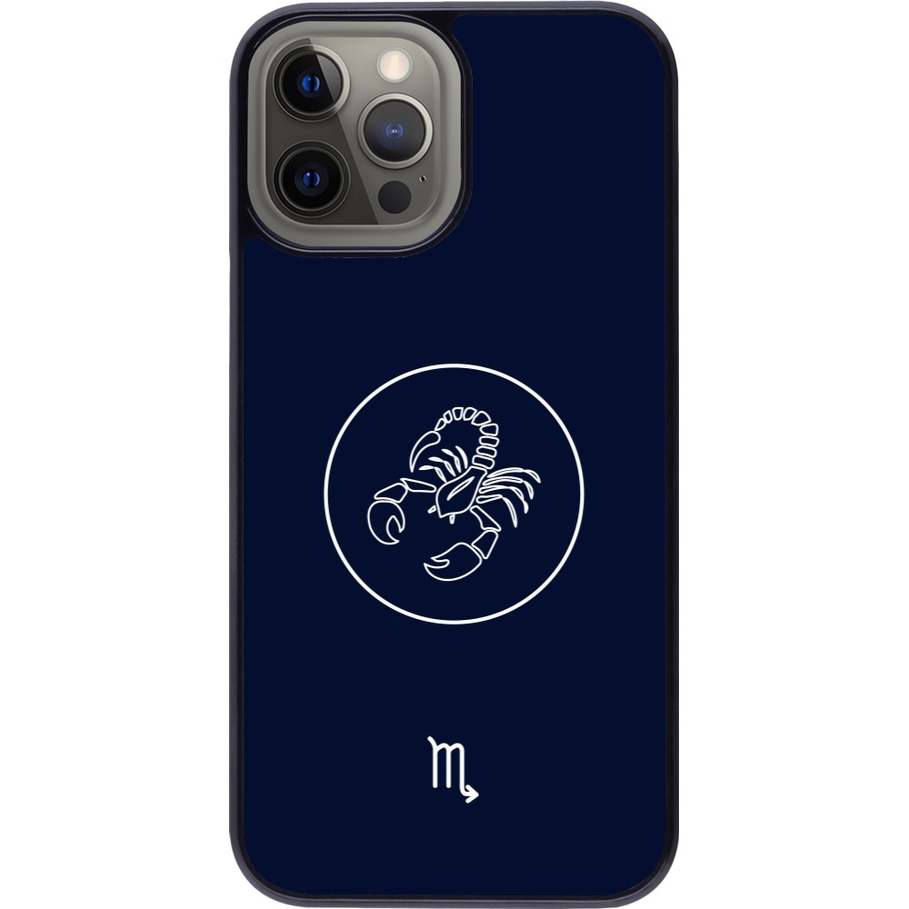 iPhone 12 Pro Max Case Hülle - Astrologie Skorpion