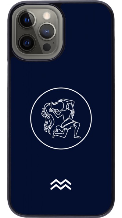 Coque iPhone 12 Pro Max - Astrologie Verseau