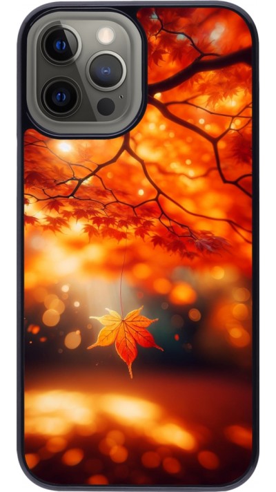 iPhone 12 Pro Max Case Hülle - Herbst Magisch Orange