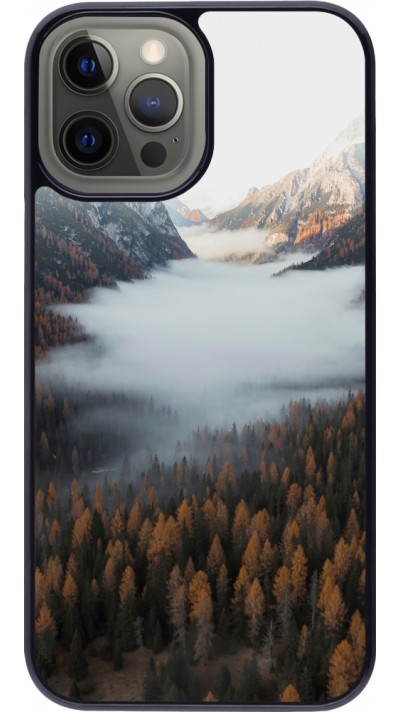 Coque iPhone 12 Pro Max - Autumn 22 forest lanscape