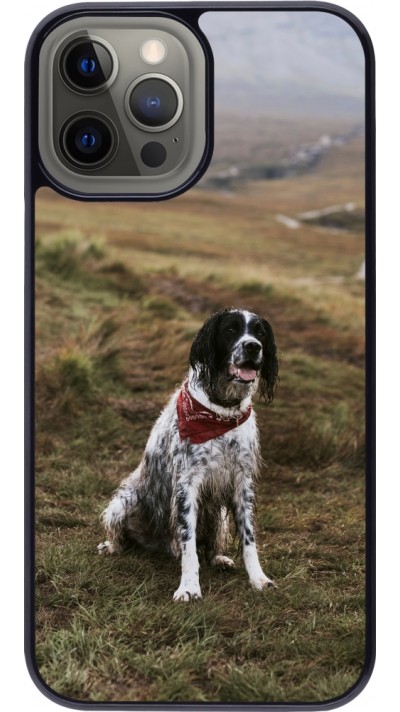 Coque iPhone 12 Pro Max - Autumn 22 happy wet dog